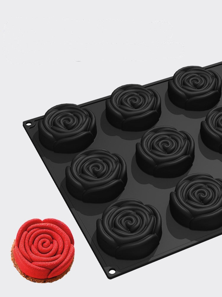 Melaleuca Big Rose Valentine's Day Mousse Silicone French Cake Mold