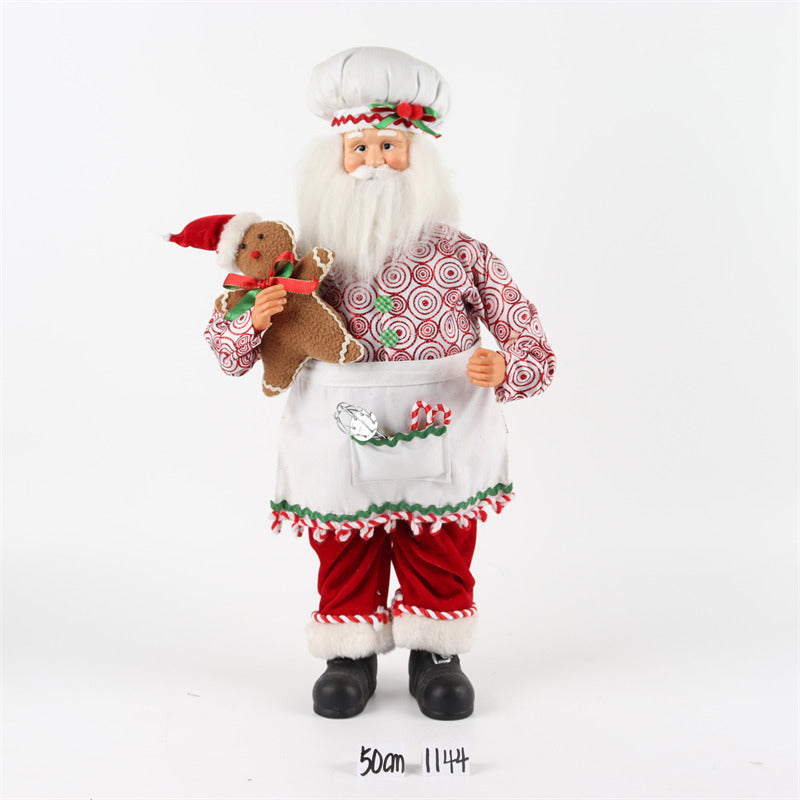 Fabric Santa Claus Home Furnishings And Decorations