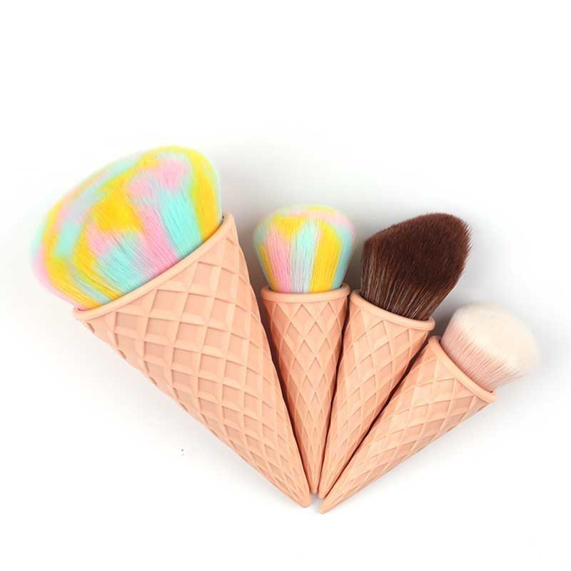 Ice Cream Cute Fiber Hair Makeup Brush