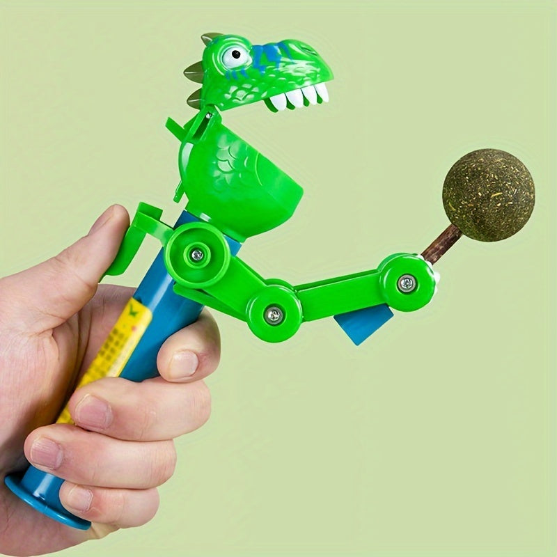 Dinosaur Toy Robot For Cat Lollipop Stick Catnip Pet Supplies