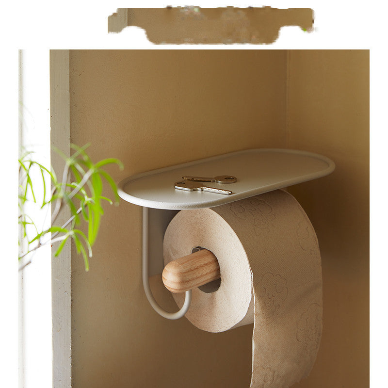 Toilet Paper Towels And Toilet Paper Racks Without Perforation And Hanging On The Wall