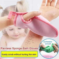 Shower Glove Spa Exfoliator Two-sided Bath Glove Body Cleaning Scrub Mitt Rub Dead Skin Removal Bathroom