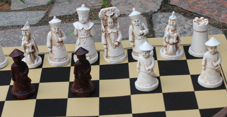 Ancient Qing Soldiers  Pieces Character Modeling Chess