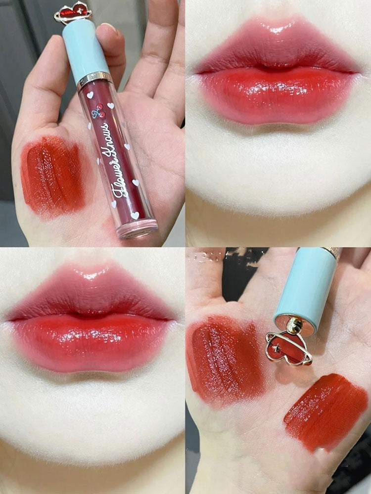 Flower Know Crystal Jelly Lip Glaze Mirror Moisturizing Lipstick