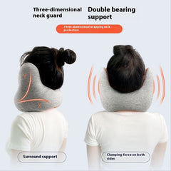 Portable Office Travel Neck Protection Noise Reduction Soundproof Travel Memory Foam U-shaped Pillow