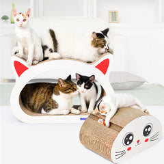 Cat Scratching Board Corrugated Paper Grinding Paw Sofa Cat Scratching Pad