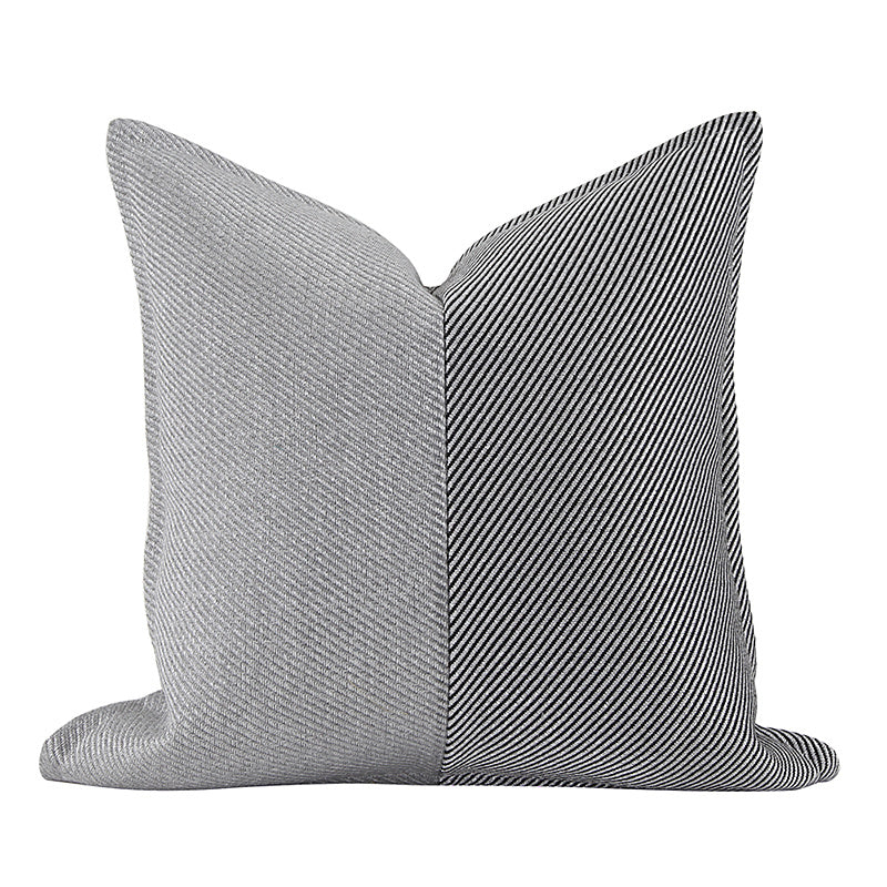 Silver Slim Spliced Cushion Simple And Luxury Sofa Square