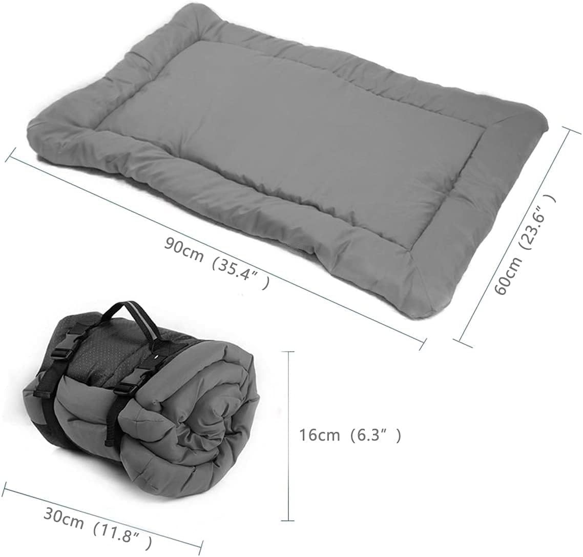 Outdoor Dog Bed Portable Camping Travel Dog Bed Soft  Comfortable Waterproof Non-Slip Machine Washable Easy To Clean Pet Mat For Small Medium And Large Dog And Cat