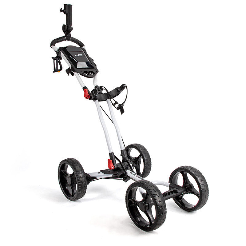 Golf Course Cart Four Wheel Aluminum Alloy Foldable With Umbrella Rack