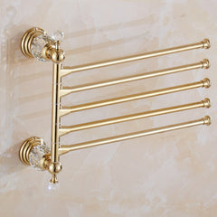 European Style Nail Free Three Four Bar Towel Rack