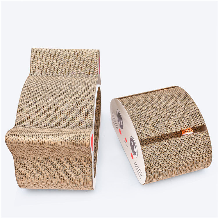 Cat Scratching Board Corrugated Paper Grinding Paw Sofa Cat Scratching Pad