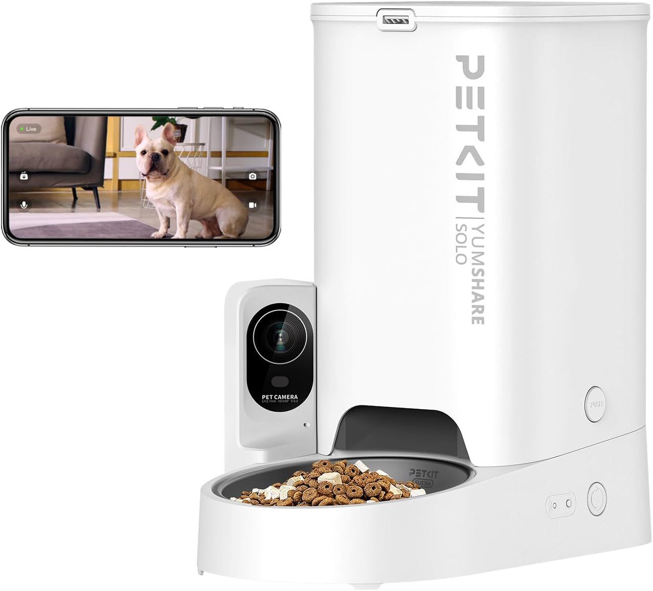 Small PETKIT Yumshare Solowith Camera Pei Smart Camera Feeding