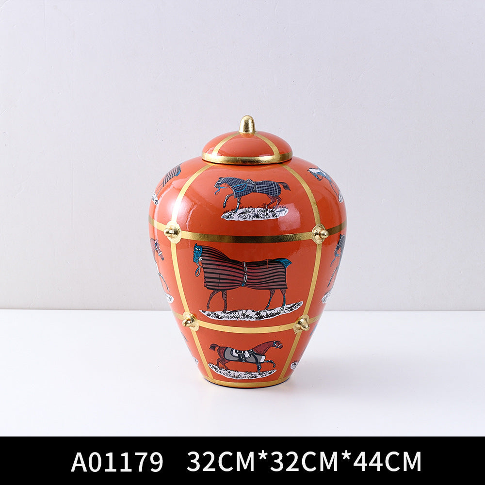 Creative New Chinese Retro Ceramic Pot