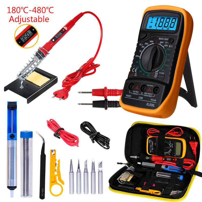 Electric Soldering Iron Multimeter Set Digital Display Soldering Iron Kit