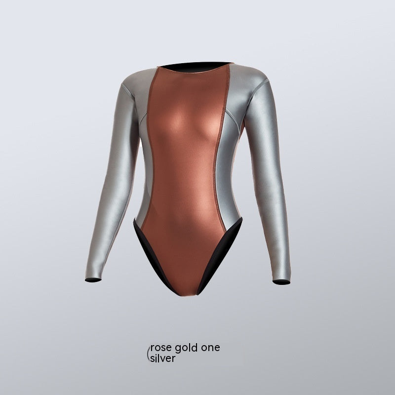 Diving Suit Female 2mm Super Elastic CR Bikini Backless Wet Free Diving Surfing Warm Diving Suit