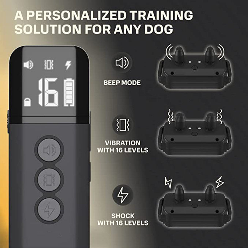 Dog Electric Shock Collar Training Stop Bark Collar