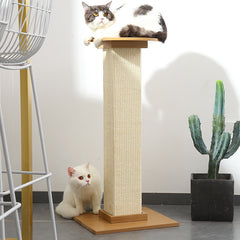 Sisal Roman Column Shape Cat Scratching Board Toys