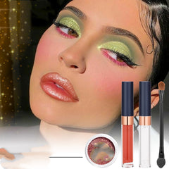 Glitter Lip Gloss Suit Cold Color Pallete