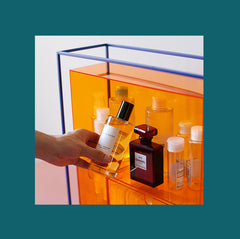 Acrylic Desktop Cosmetic Storage Box Dust-proof