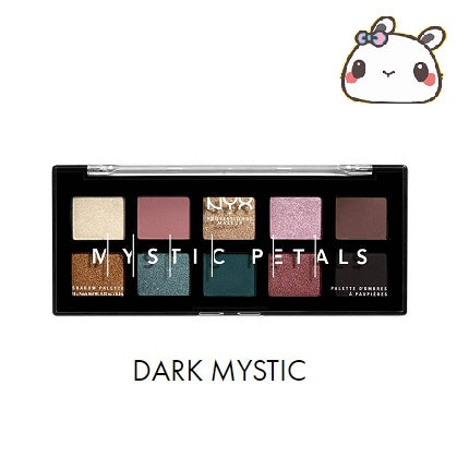 Ten-color Eyeshadow Palette Mystic Petals Midnight Orchid Dark Mystic