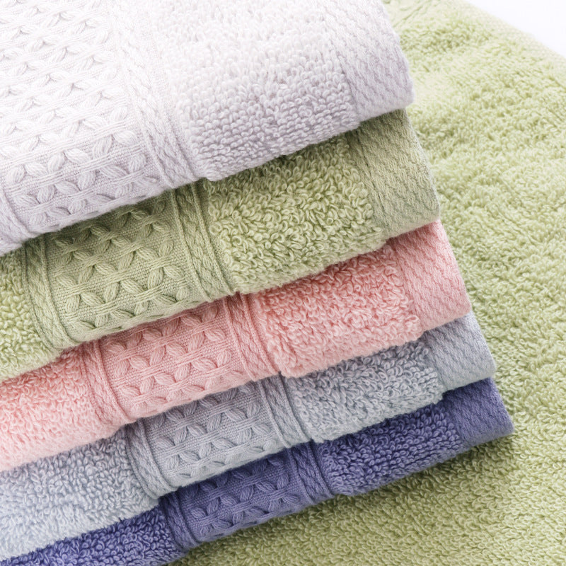 Six Piece Set Of Pure Cotton Bath Towels