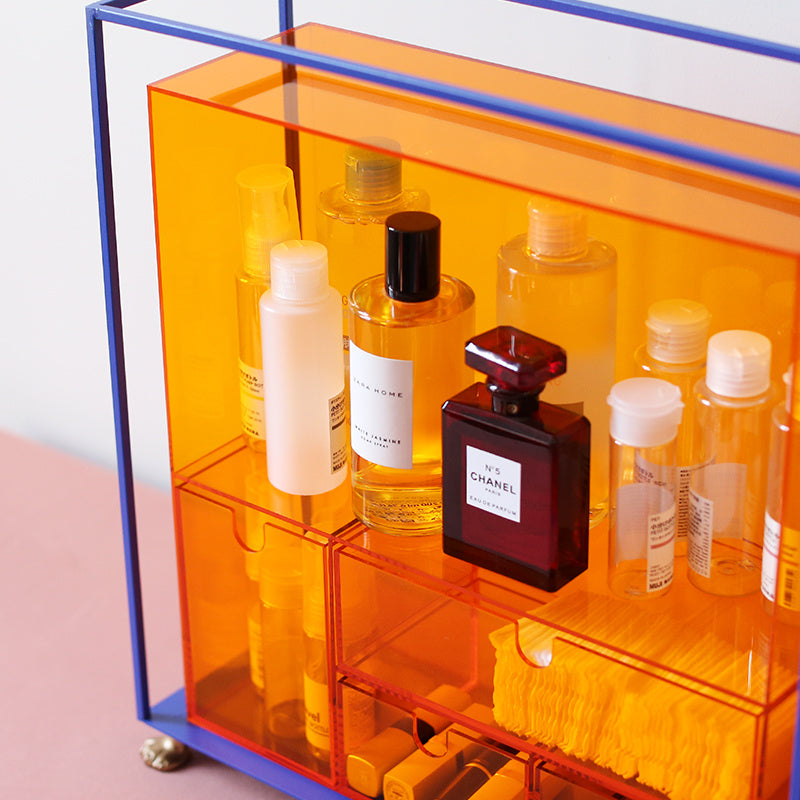 Acrylic Desktop Cosmetic Storage Box Dust-proof