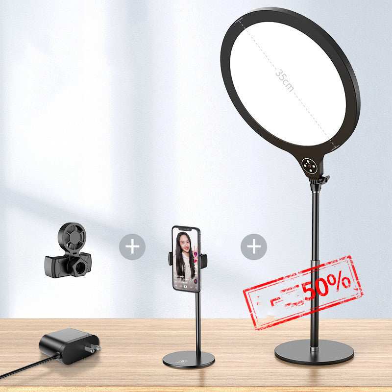 Photo Full Screen Beauty Lamp Mobile Phone Telescopic Desktop Floor Fill Light Bracket