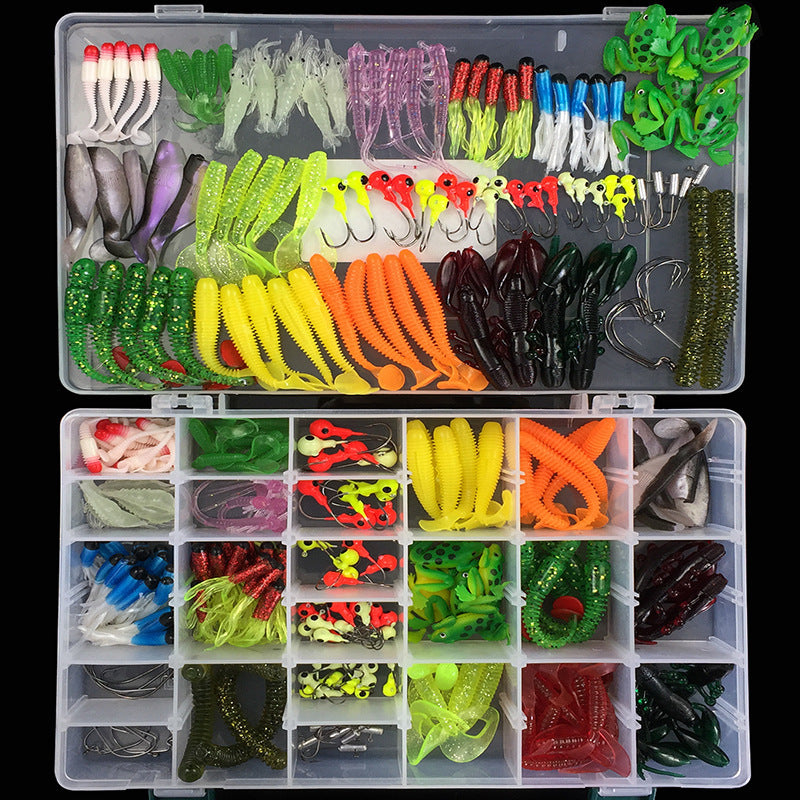 Weihe Lead Hook Bait Set 301 Pieces Of Bionic Bait, Fake Bait, Lure Bait, Soft Insect Bait