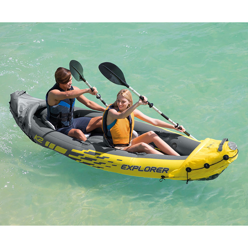 Single And Double Kayak Inflatable Boat Fishing