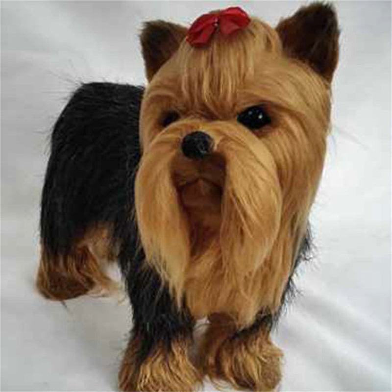 Simulation Animal Ornaments Plush Toys In Dog Shape