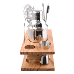 Set Cocktail Shaker Bar Set Stainless Steel Bartender Kit M