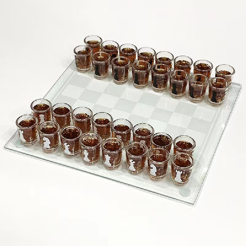 Crystal Wine Cup Chess Bar Game