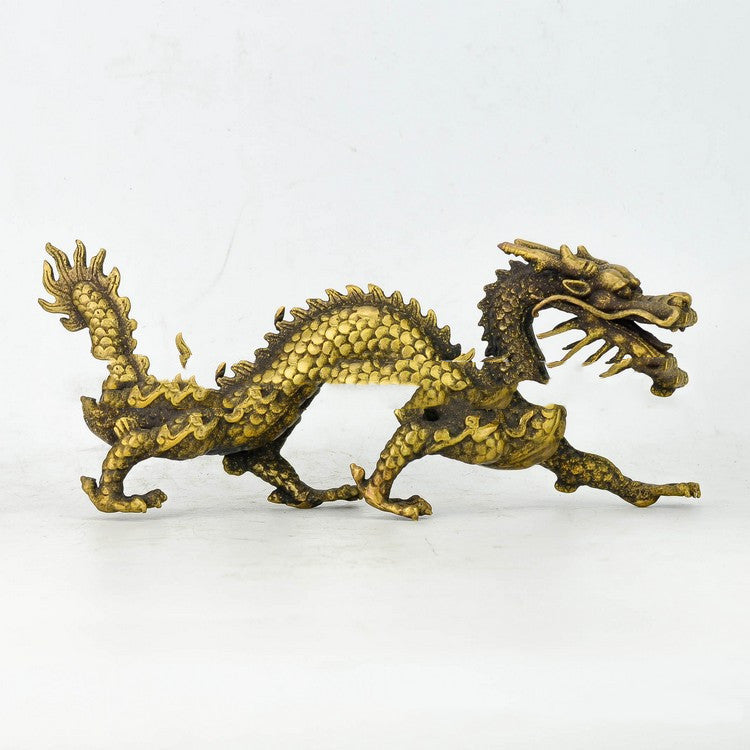 Pure Copper Dragon Ornaments Decoration Craft Furnishings