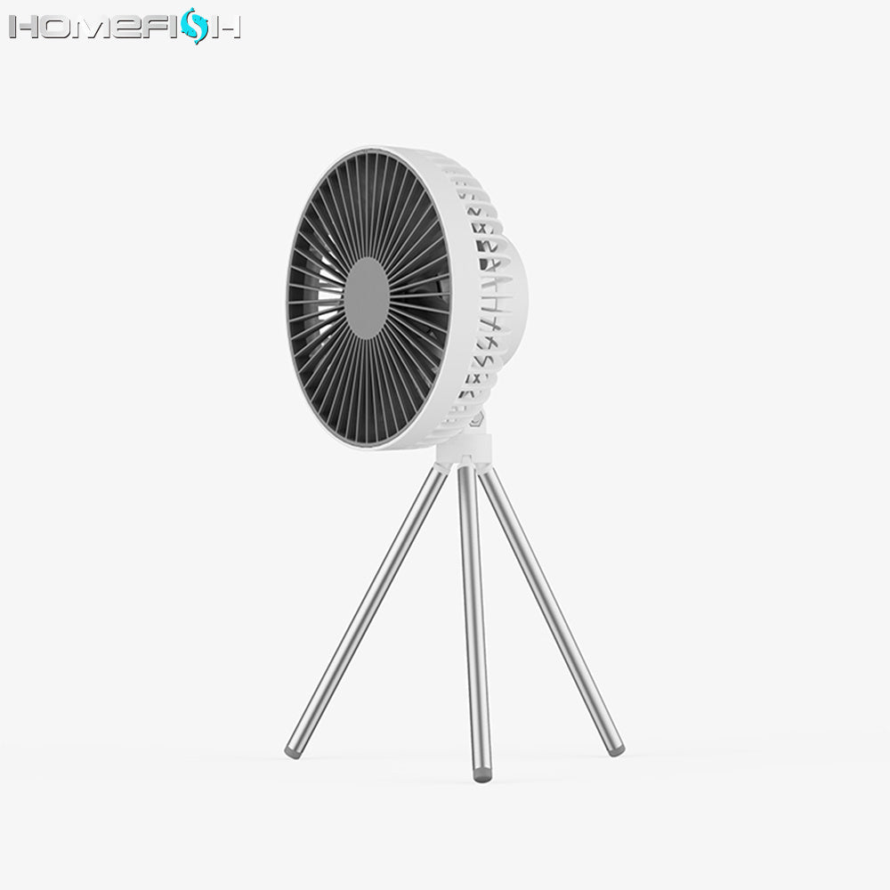 Tripod Camping Fan Desktop Portable Tent Hangable Ceiling Fan Small Outdoor Fan