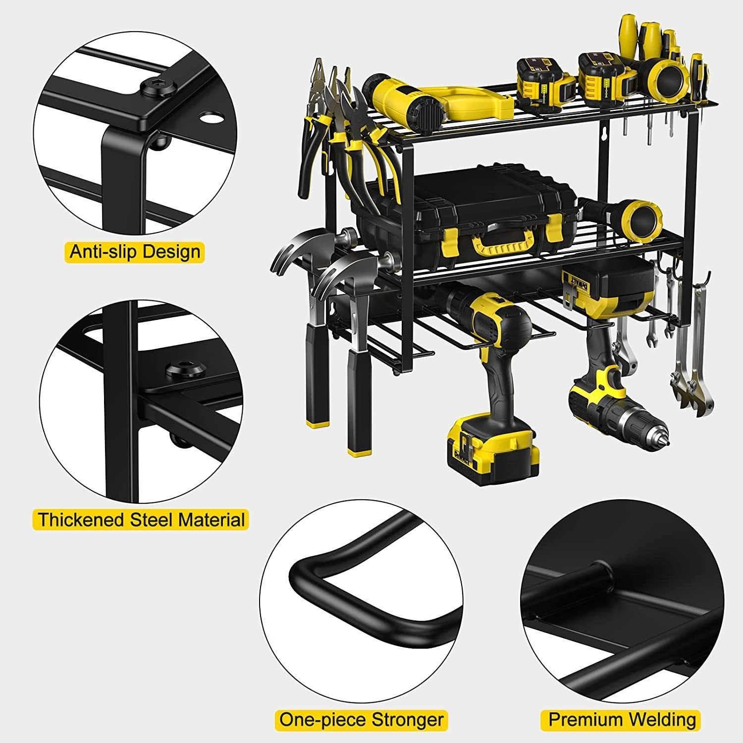 Amazon Wall-mounted Electric Tool Storage Rack Heavy Floating Tool Holder Handheld Drill