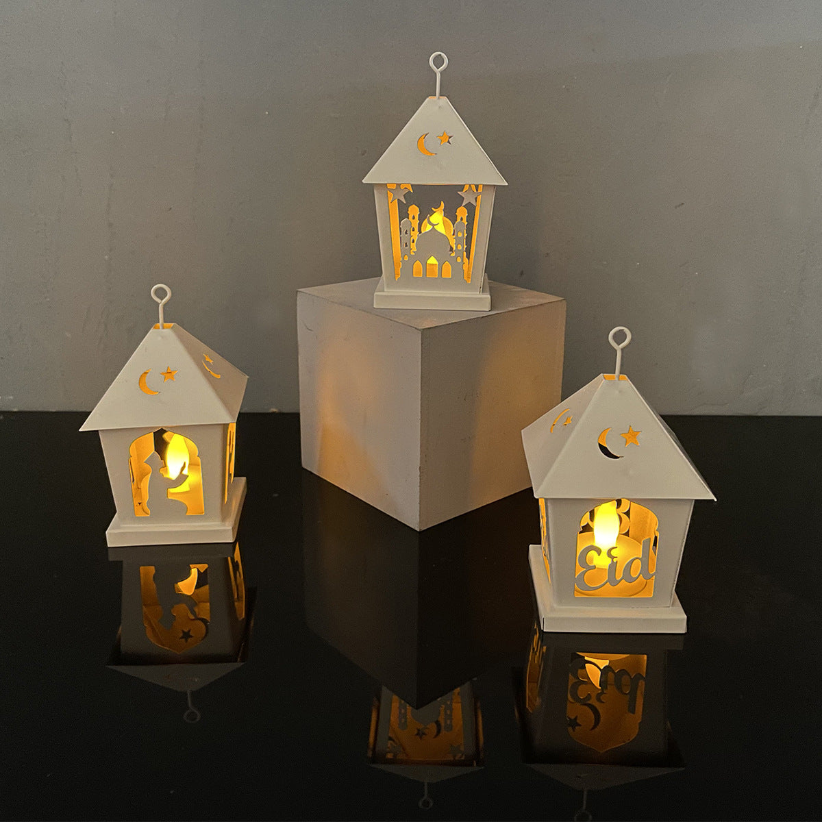 Mini Iron Lamp Crafts Home Decorative Crafts Ornaments