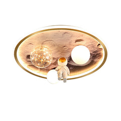 Astronaut Ceiling Light Modern Creative Art