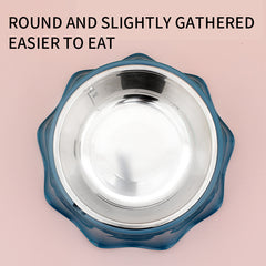 Pet Cat Dog Bowl For Food And Water, Stainless Steel Pet Feeding Bowl, Cat Bowls Non-Slip Stainless Steel Small Cat Food Bowls Durable Non-Skid Insulated Heavy Duty With Rubber Bottom