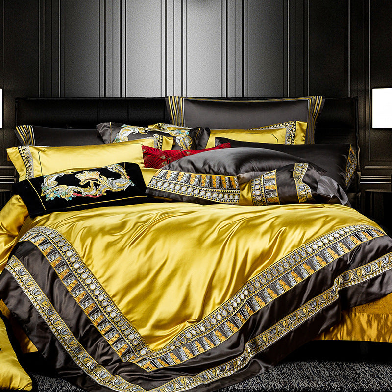 Luxury Villa Four-piece Set Of European-style Bedding