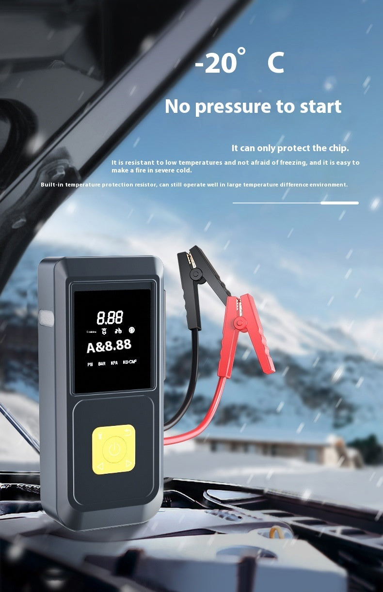 Vehicle Air Intelligent Digital Display Car Start Emergency Supply All-in-one Multi-function Power Bank Power Supply