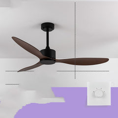 New Scandinavian Industrial Ceiling Fans Without Lights