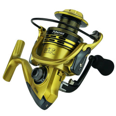 Xf1000-7000 Fishing Wheel Fishing Wheel Fishing Reel Reel For Telescopic Fishing Rod Metal Rocker Arm Gapless Fishing Gear Factory