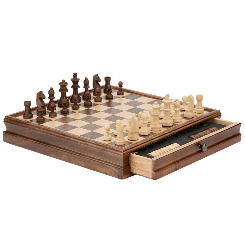 Fashion Walnut Chess And Checkers Suit