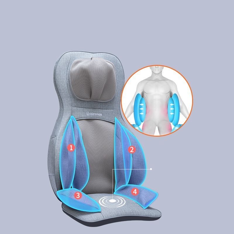 Household Whole Body Neck Shoulder Waist Back Hip Massage Chair Cushion