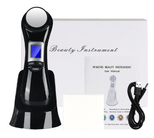 Ultrasonic vibration face-lift massager