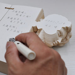 3D Three-dimensional Paper Carving Sticky Note Diary Art Sculpture