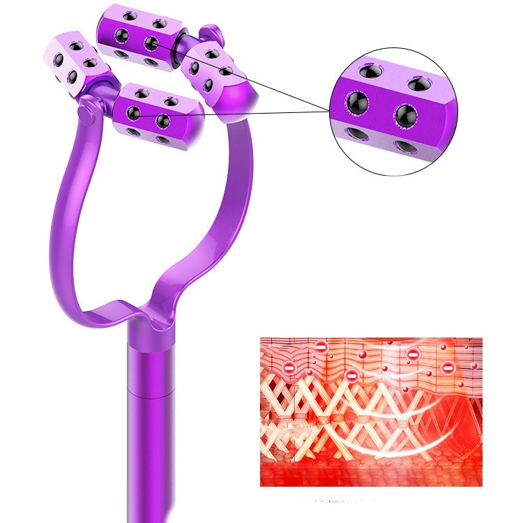 Vibration 3D Roller Massager V Face Tool