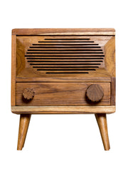 New Chinese Style Solid Wood Radio Tissue Box Ornament