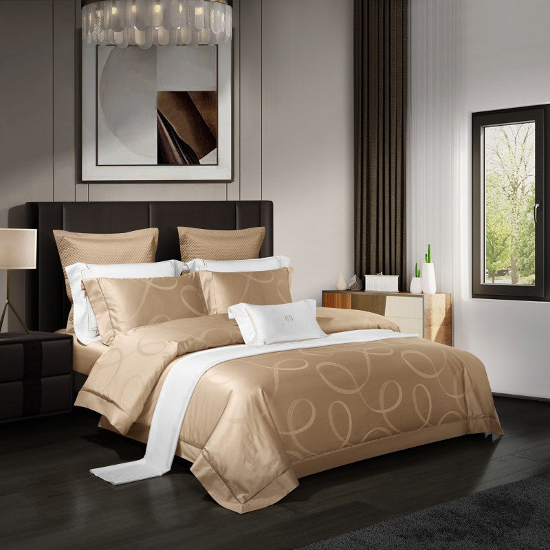 Four-piece High-end Duvet Cover Exported To Five-star Hotels