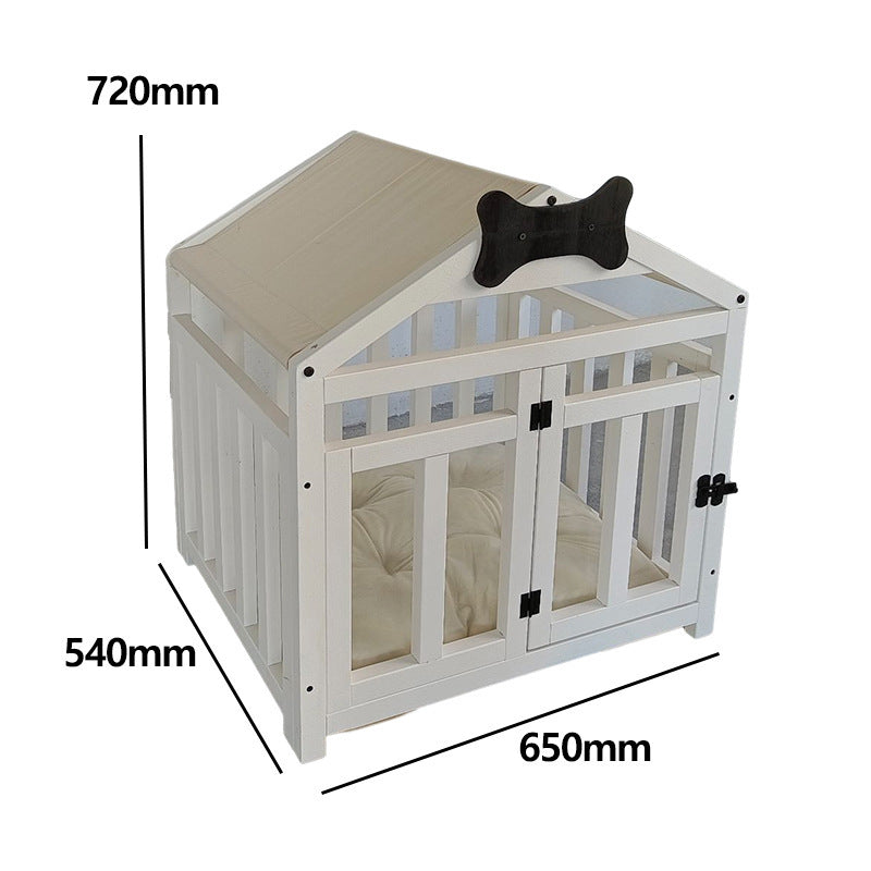 Indoor Solid Wood Doghouse Removable And Washable